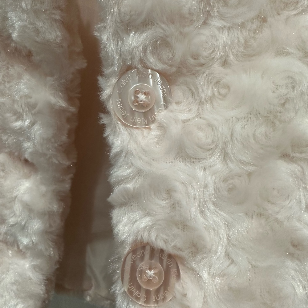 Baby girls Calvin Klein Jeans pale pink coat- 6-9 months - Picture 9 of 9